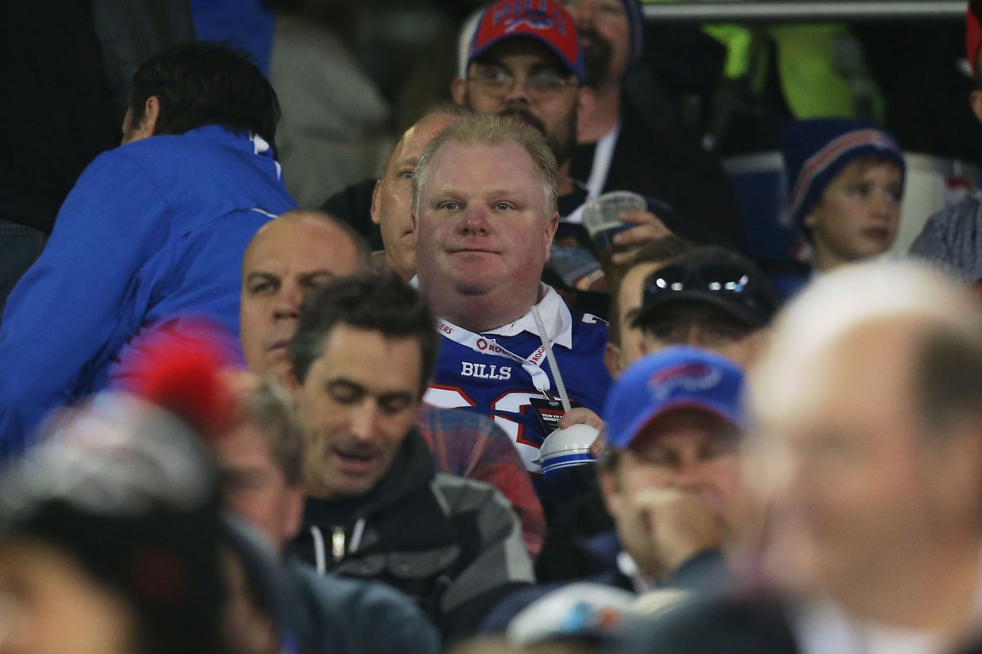 Musician claims Toronto mayor Rob Ford stole his seat at Bills-Falcons game  - Sports Illustrated