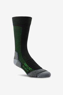 green washable wool Women's socks Medium
