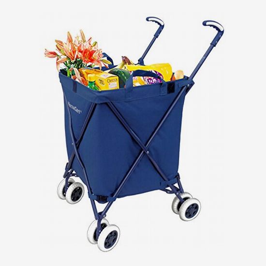 VersaCart Folding Utility Cart in Navy