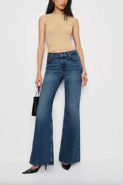 Reformation Kara Low Rise Loose Flare Jeans