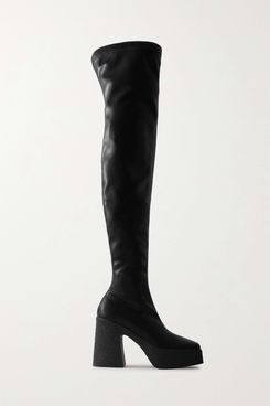 Stella McCartney Skyla Over-the-Knee Platform Boots