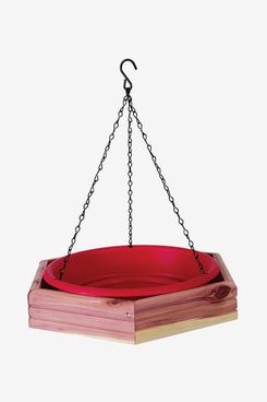 Pennington Cedar Hanging Bird Bath and Feeder