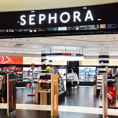 The Sephora store is open in a mall