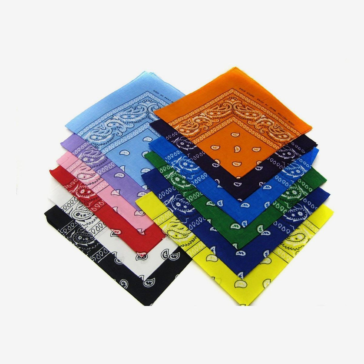 Bandanas por docena Paisley Bandanas, 12 Pack