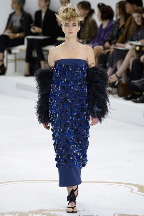 Plastic is fantastic on the Chanel runway