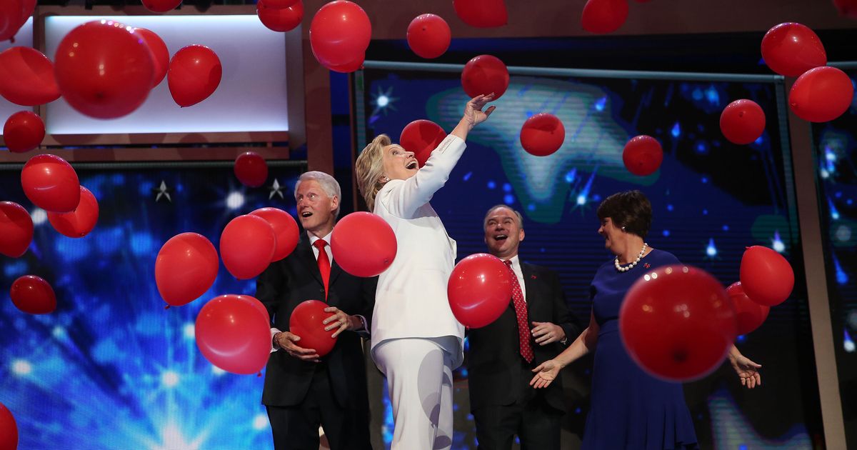 Romped When Everyone Romped Through the DNC Balloons Like Children