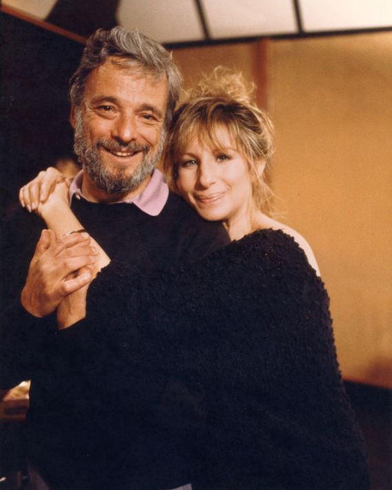 With Stephen Sondheim, circa 1985.