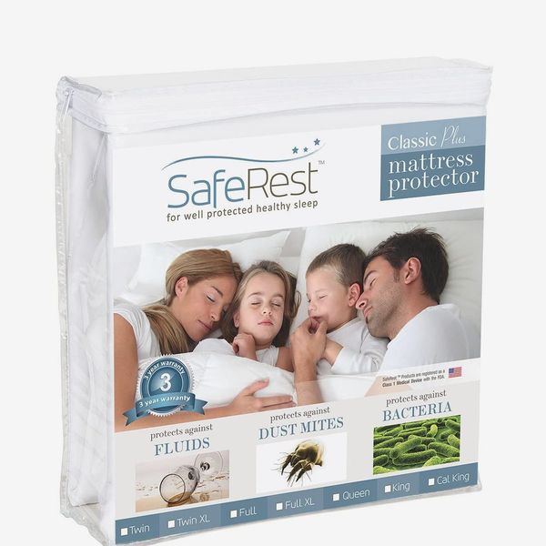 SafeRest Twin Extra Long (XL) Size Classic Plus 100% Waterproof Mattress Protector