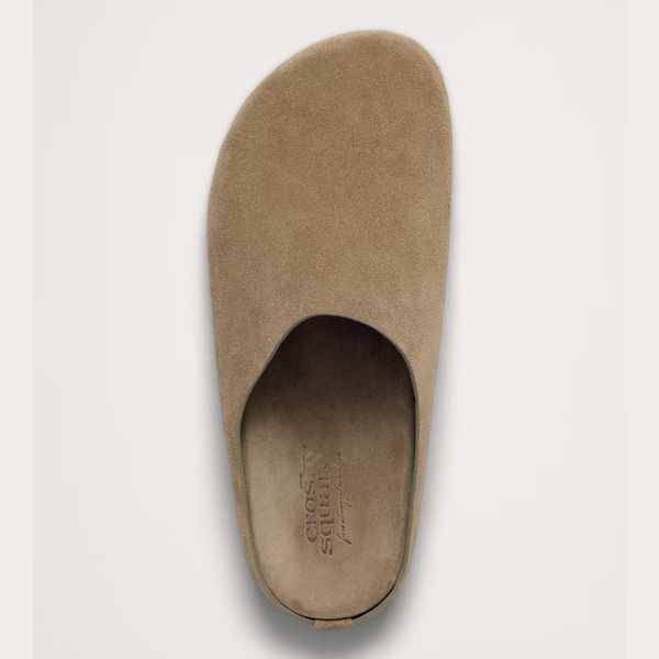 Banana Republic Leather Essential Clog - Taupe Suede