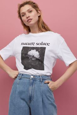 H&M White/Nature Solace T-Shirt