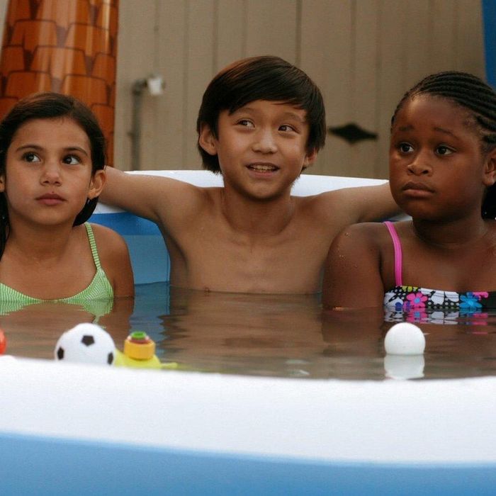 inflatable pool inside a pool