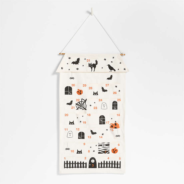 Crate and Barrel Haunted House Halloween Kids Countdown Calendar by Joan Anderson