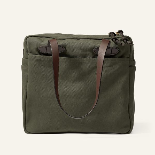 Filson Rugged Twill Tote With Zipper