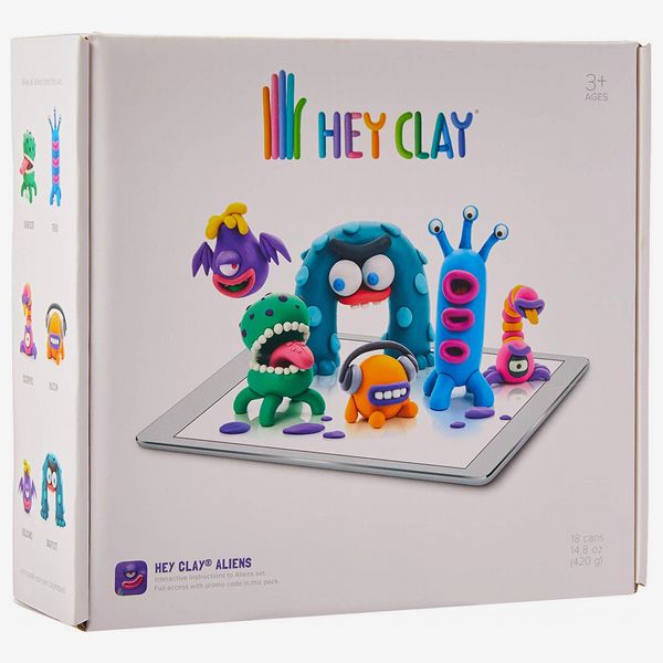 Hey Clay Aliens Colorful Kids' Modeling Air-Dry Clay