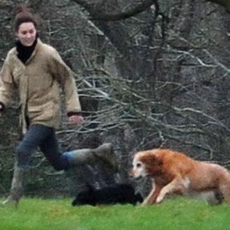 8343686 Prince William and Kate Middleton relaxed at Kate Middleton's parents house before the New Year's Eve party thrown by sister Pippa Middleton in Bucklebury, England on December 31st, 2011.