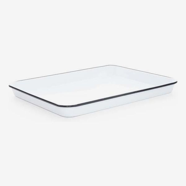 Rove and Swig Large Enamelware Tray, 16