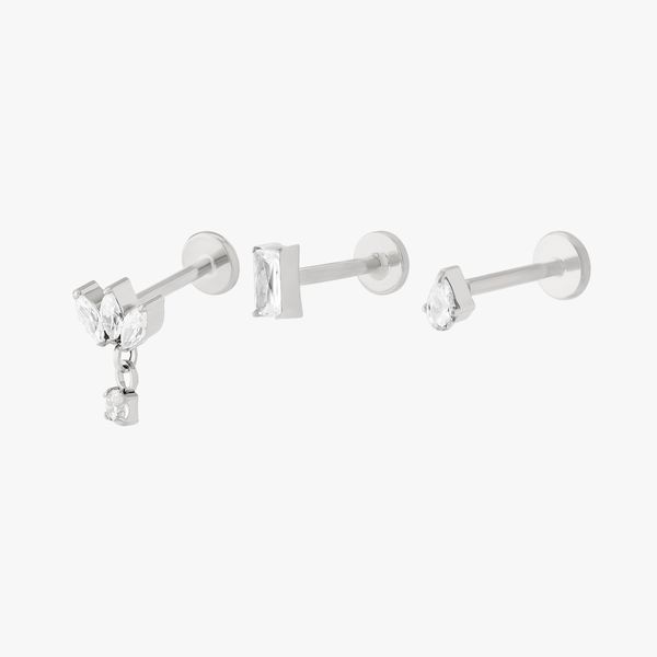 Studs Flatback Stones Set