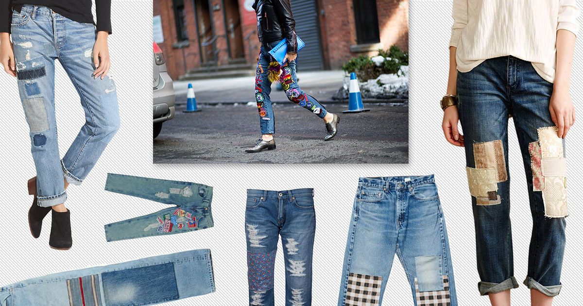 How To Make Patchwork Jeans: 2021 Trend DIY Steps