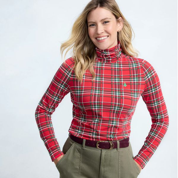 Lands' End Lightweight Jersey Long Sleeve Turtleneck