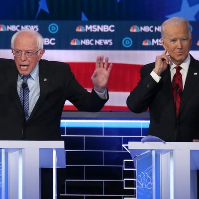 Democratic Presidential Candidates Debate In Las Vegas Ahead Of Nevada Caucuses