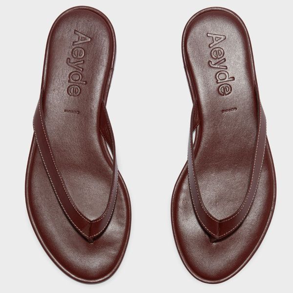Aeyde Melody Leather Flip-flops