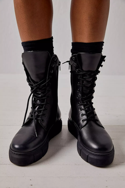 Stylish deals combat boots