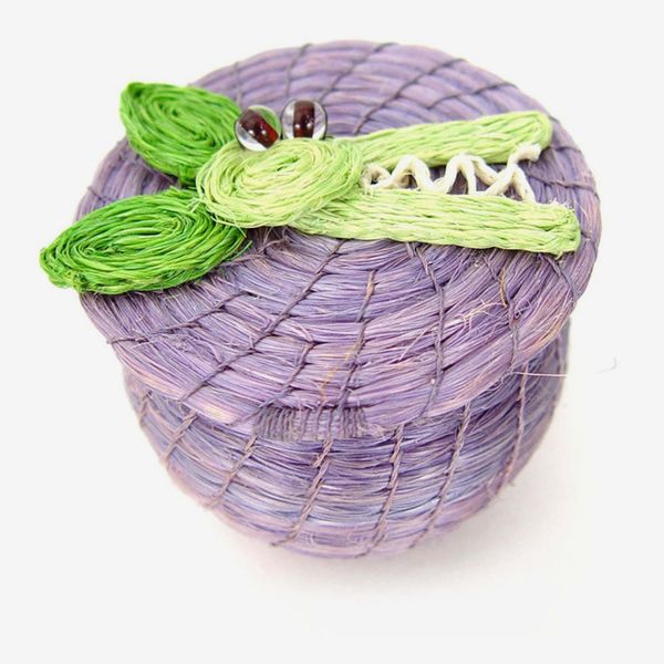 Mbare Crocodile Lidded Basket