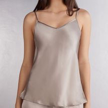 intimissimi Silk Satin Top with V-neckline