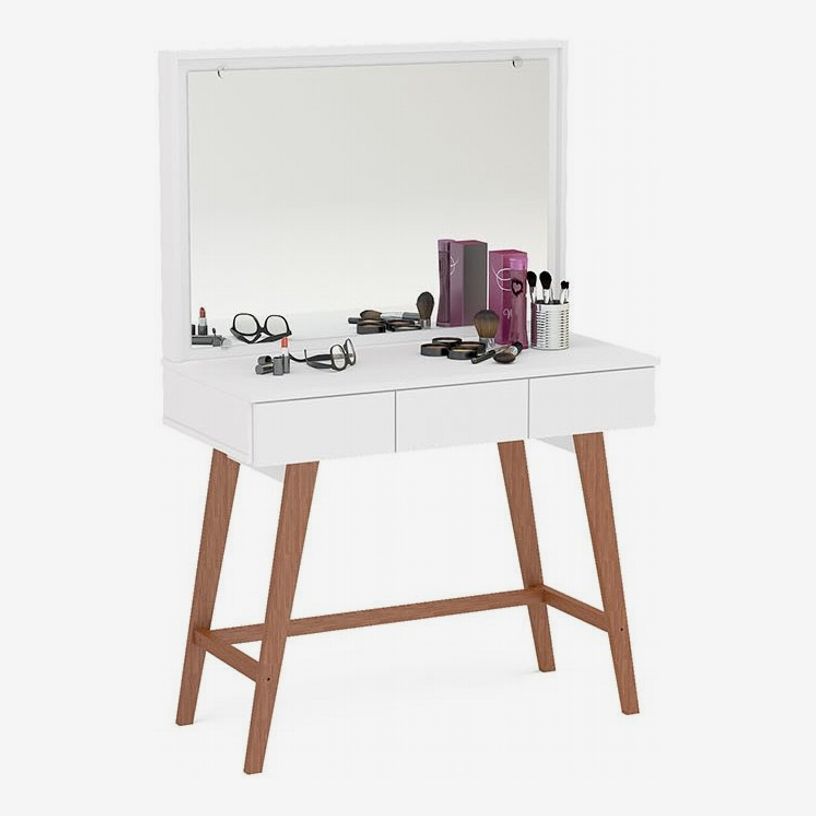15 Best Makeup Vanity Tables 2019 The, Small Vanity Mirror With Desk