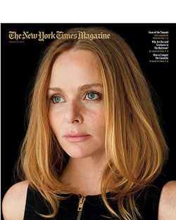 Stella McCartney's <em>New York Times Magazine</em> cover.