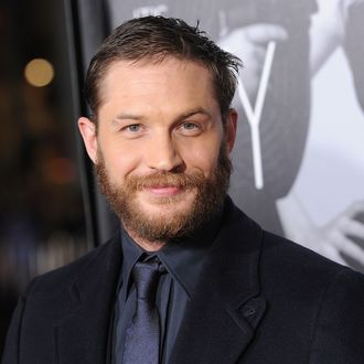 Actor Tom Hardy attends the 'This Means War' Los Angeles premiere held at Grauman's Chinese Theatre on February 8, 2012 in Hollywood, California.