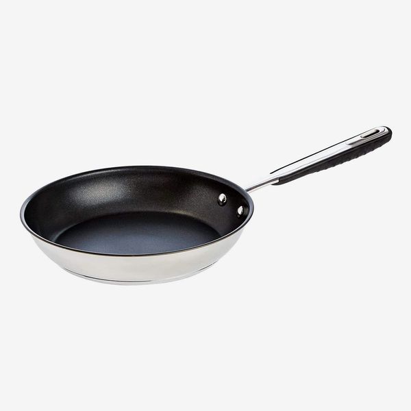 Amazon Basics Stainless Steel Induction Non Stick Frying Pan