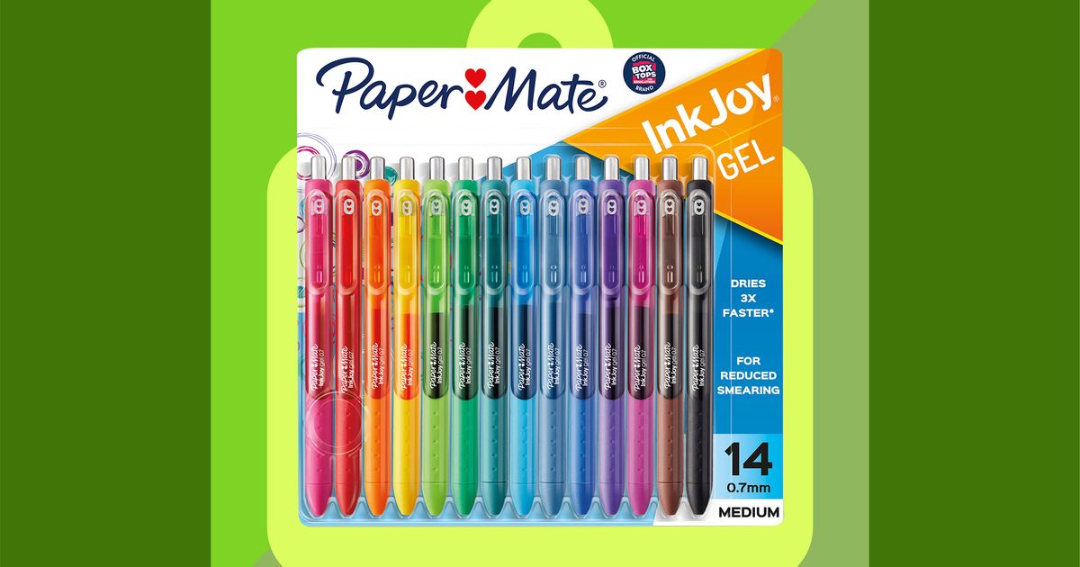 Paper Mate InkJoy GEL Pens, Medium Point, Assorted Colors, 14/Pack