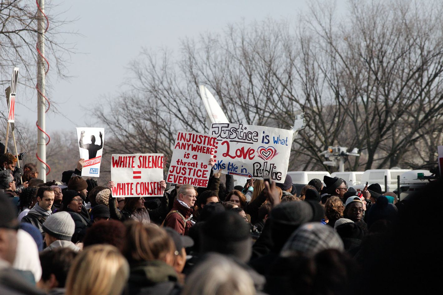 Photos: Thousands Flood the Streets of D.C. and New York to Protest ...