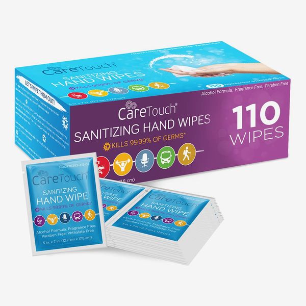 CareTouch 110 Individually Wrapped Hand-Sanitizing Wipes