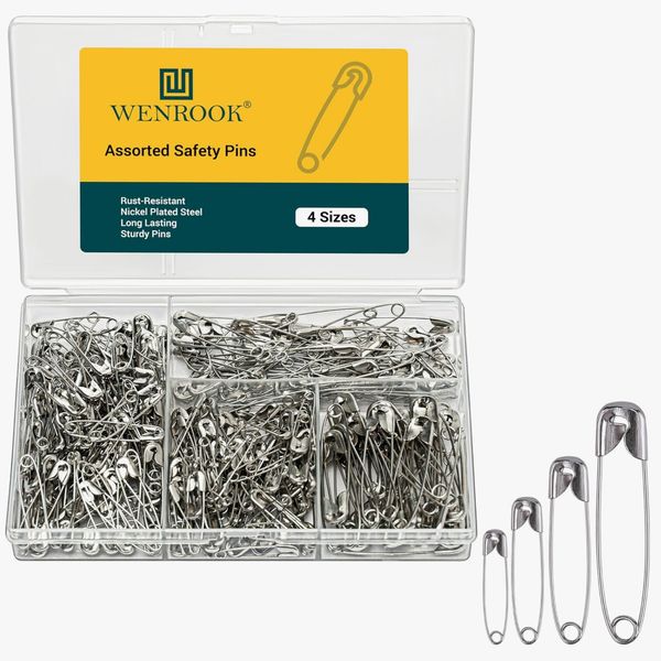 Wenrook 300 Pack Safety Pins Assorted