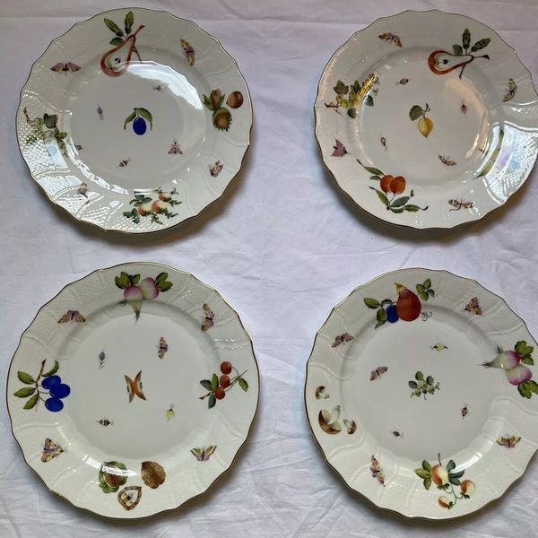 Herend Vintage Dinner Plates - Market Garden