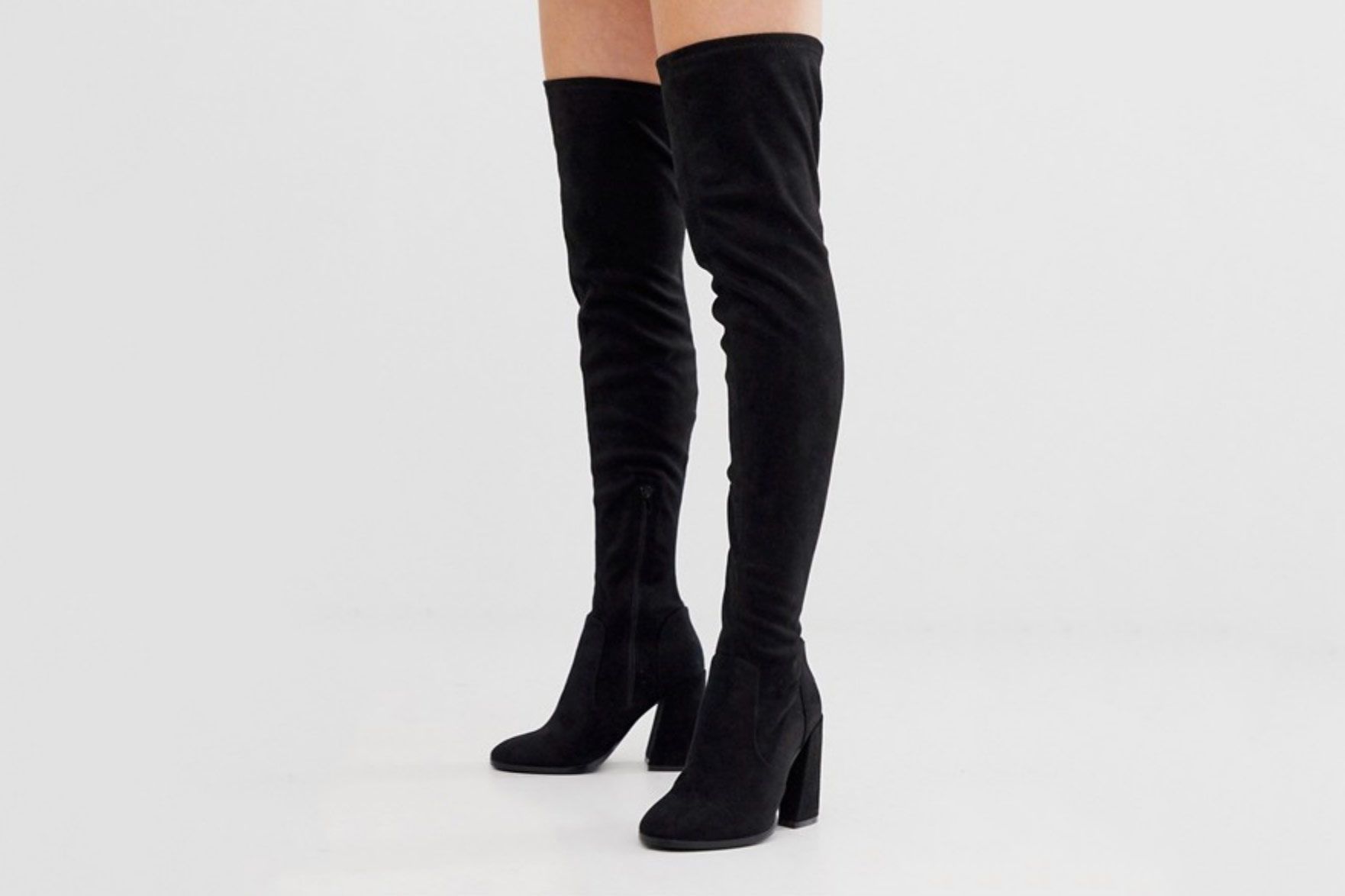 Plus size over shop the knee sock boots