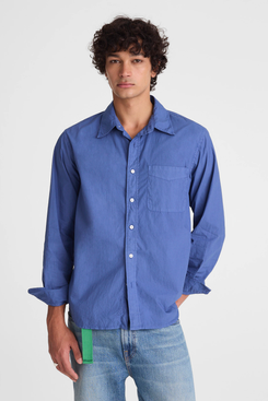 Madewell Button-Up Shirt in Crisp Poplin