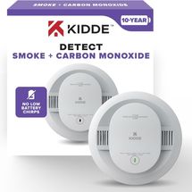 Kidde Smoke & Carbon Monoxide Detector, 10-Year Battery Powered