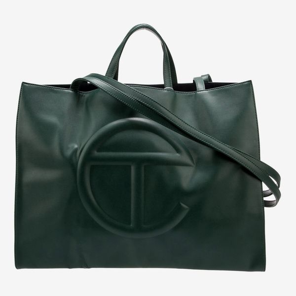 Telfar Large Dark Olive Shopping Bag