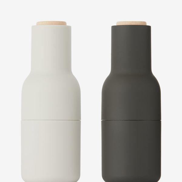 MENU Black & Off-White Beech Bottle Grinders