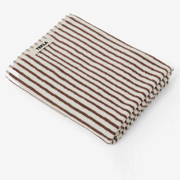 Tekla Organic Cotton Striped Bath Towel