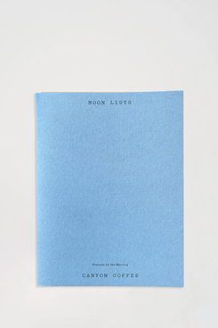 Canyon Coffee x Moon Lists ‘Prompts for the Morning’ Book