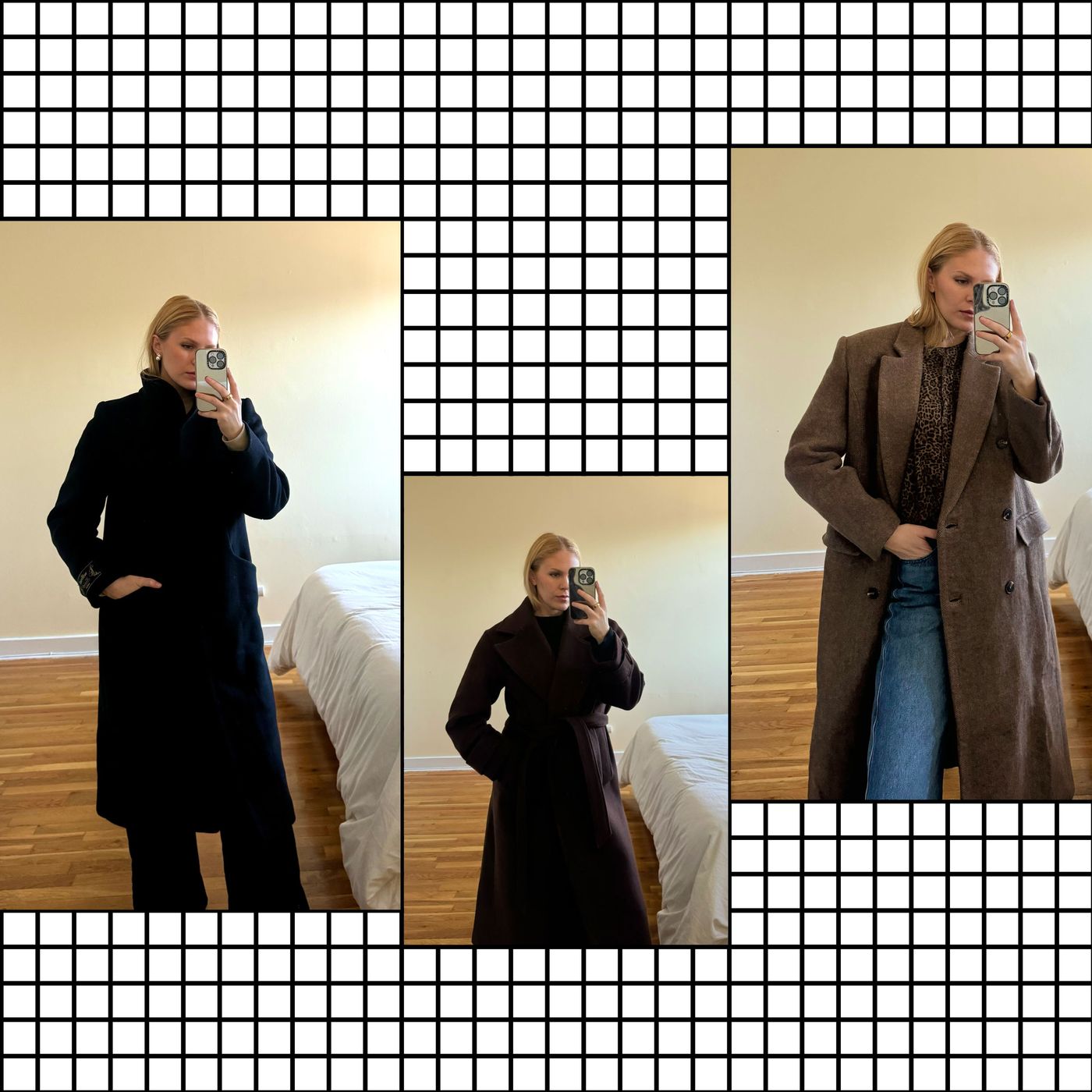 RANDEBOO basic wool long coat サイズ0 Oversized Herringbone Wool Blend Coat – Ro&Zo