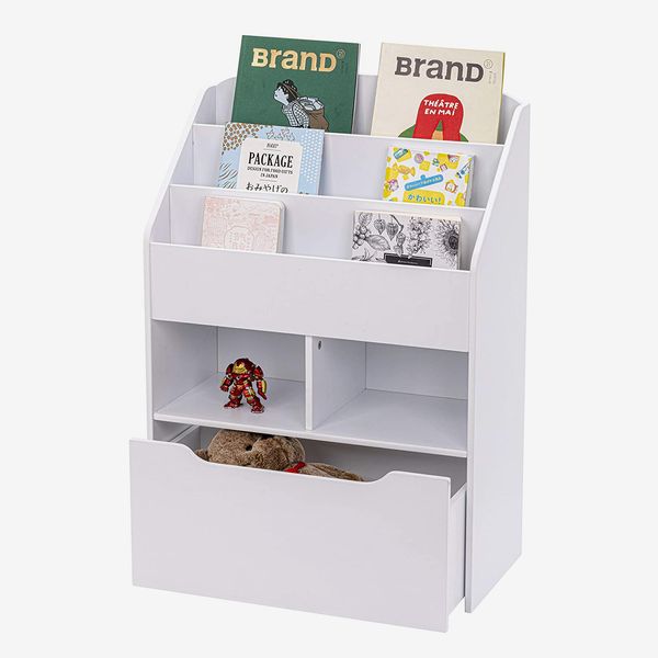 UTEX Kids' Bookshelf and Toy-Storage Organizer