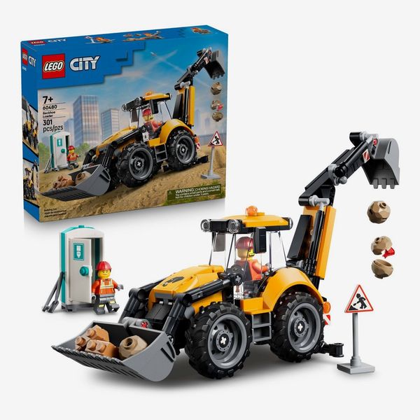 LEGO City Yellow Backhoe Loader