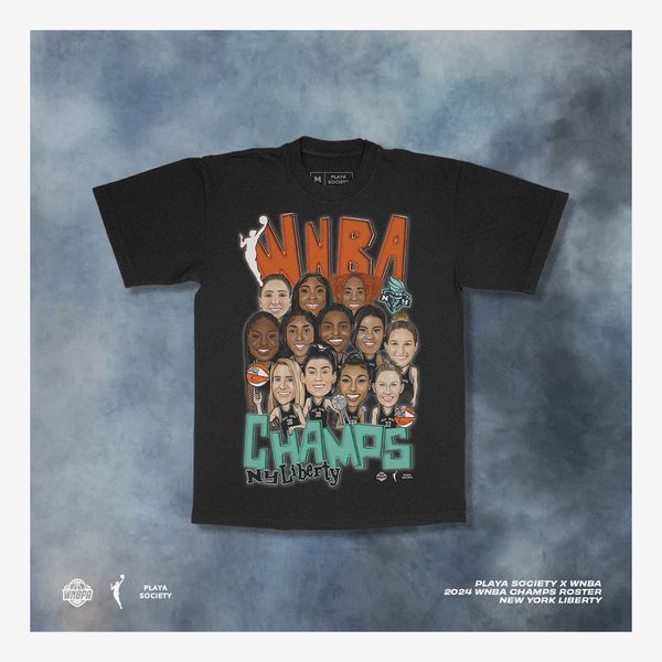 Playa Society 2024 WNBA Champs Roster T-shirt