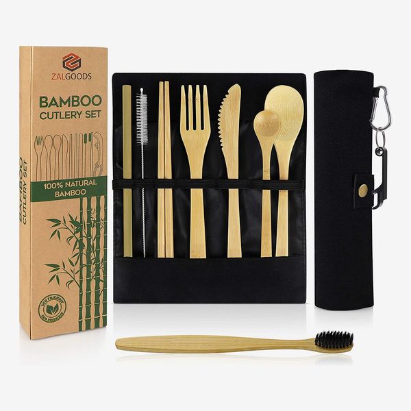 Bamboo Utensils Travel Cutlery Set