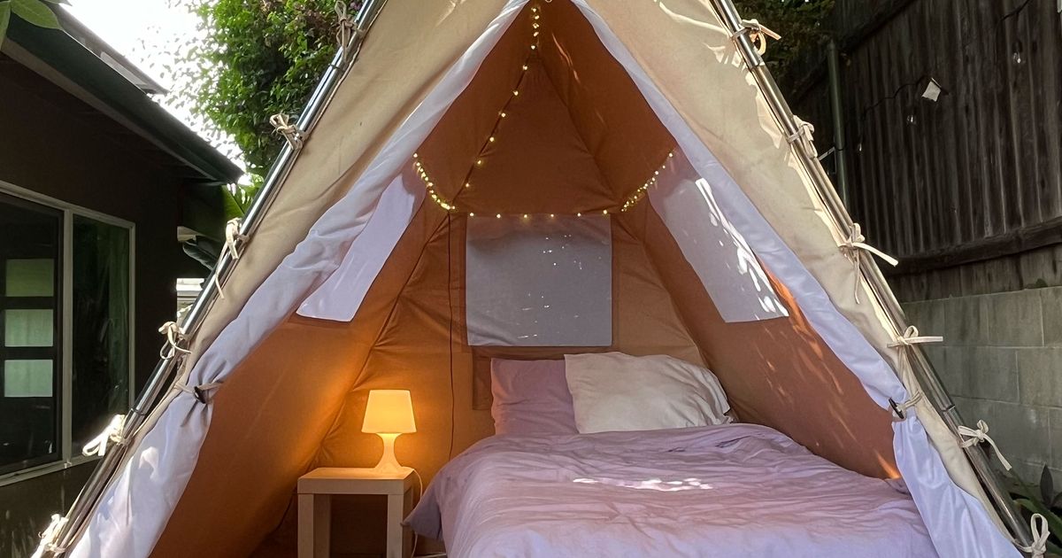 My Friend’s Guest Room Is Simply a Tent